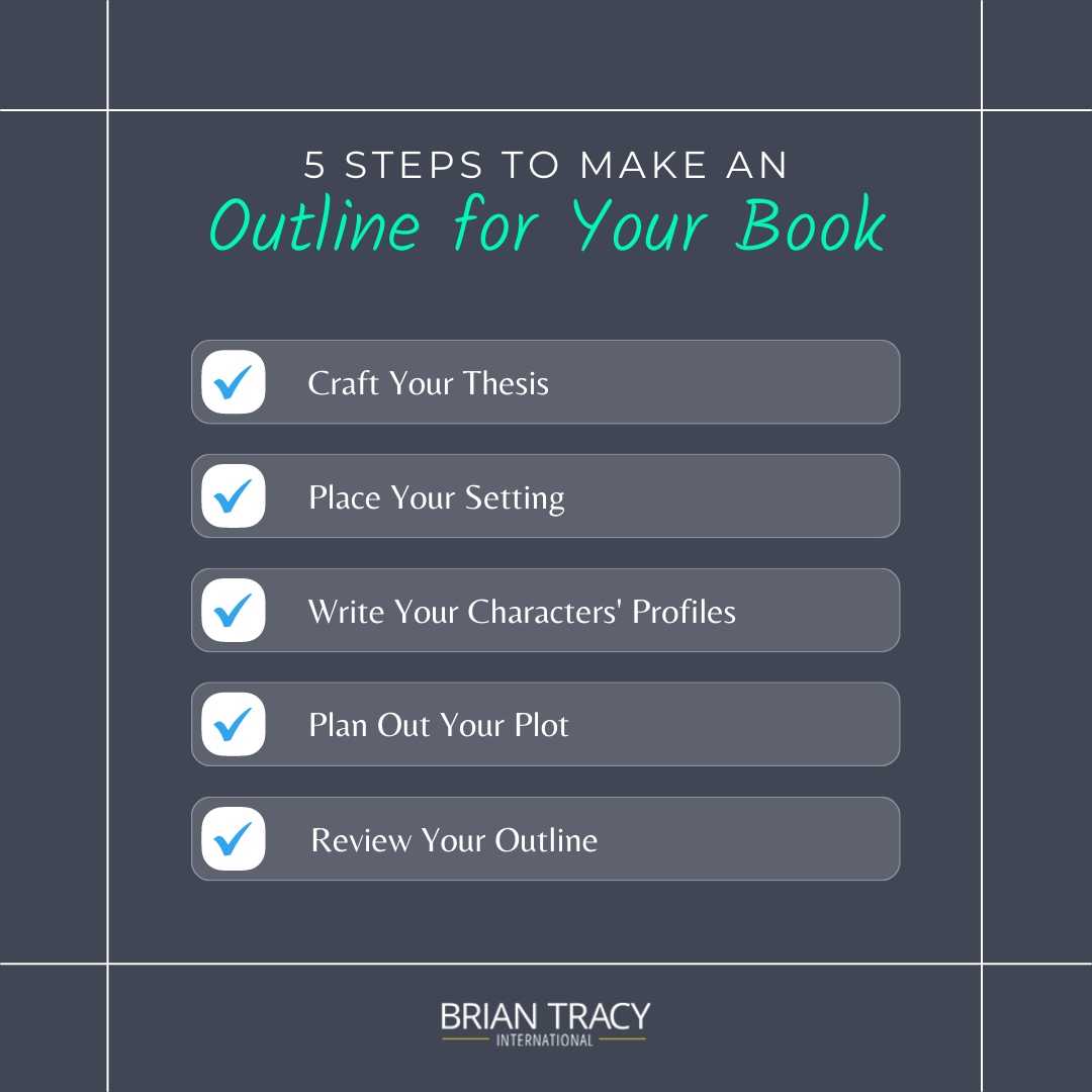 how to do an outline for a book