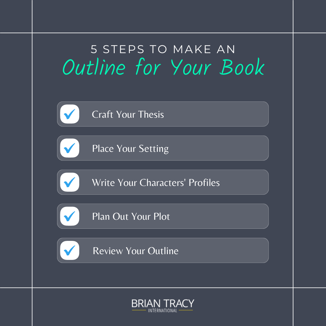 How To Make An Outline For A Book In 5 Steps Brian Tracy