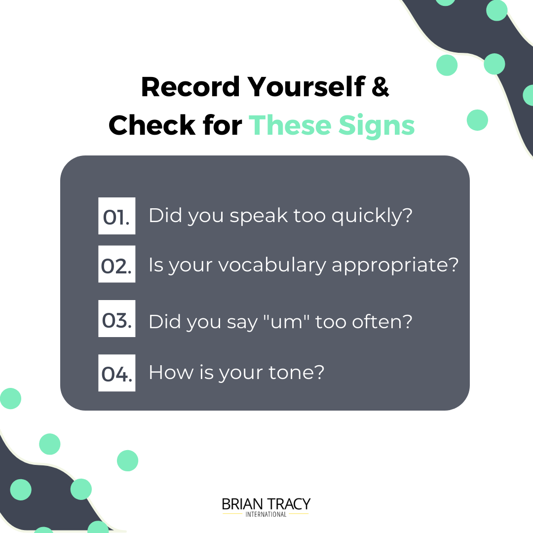 record yourself speaking