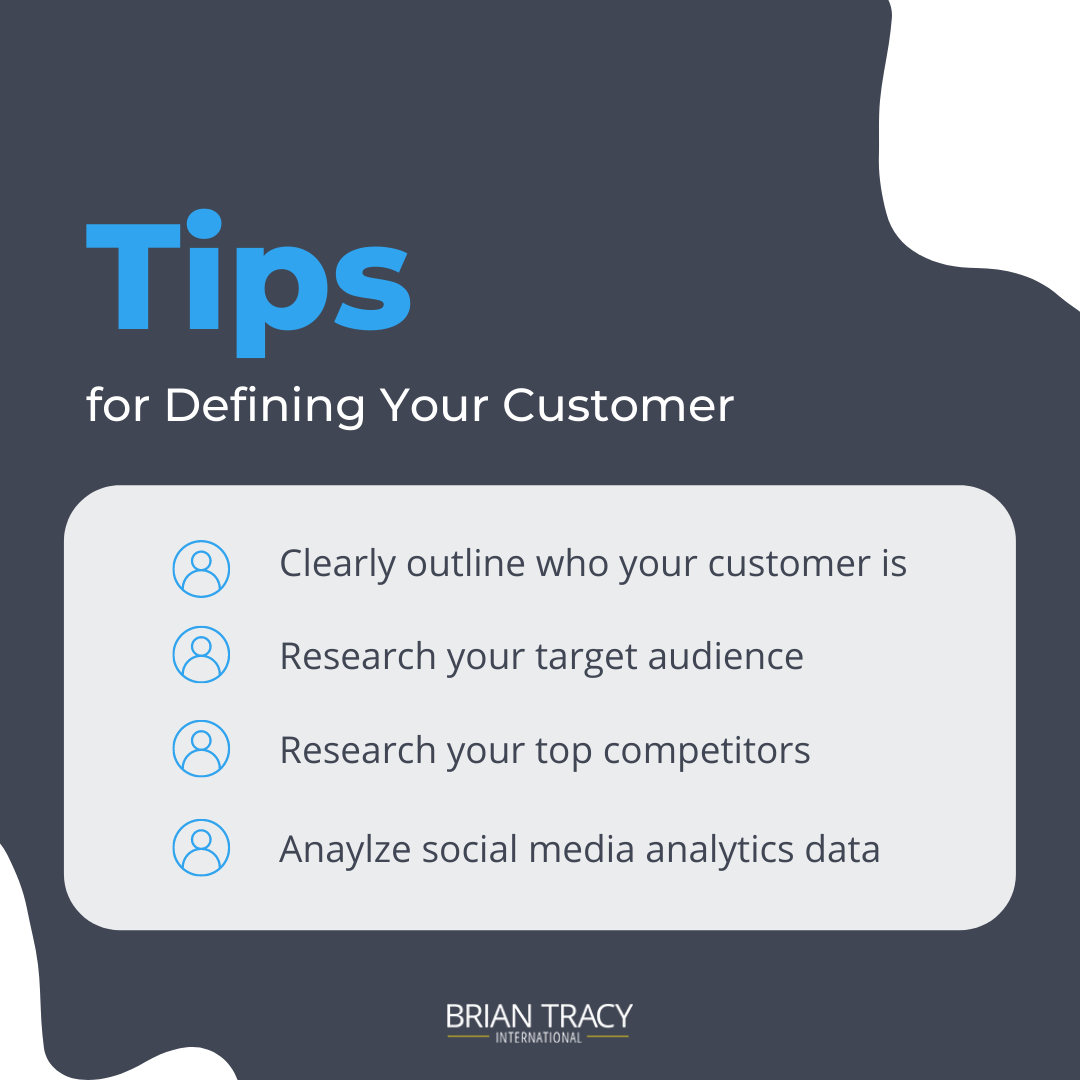 define your customer to increase sales